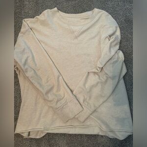 Aerie cream long sleeve T-shirt size L